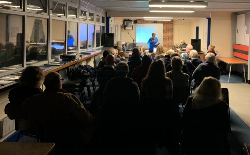 Cathy Goodwin introduces the inaugural meeting